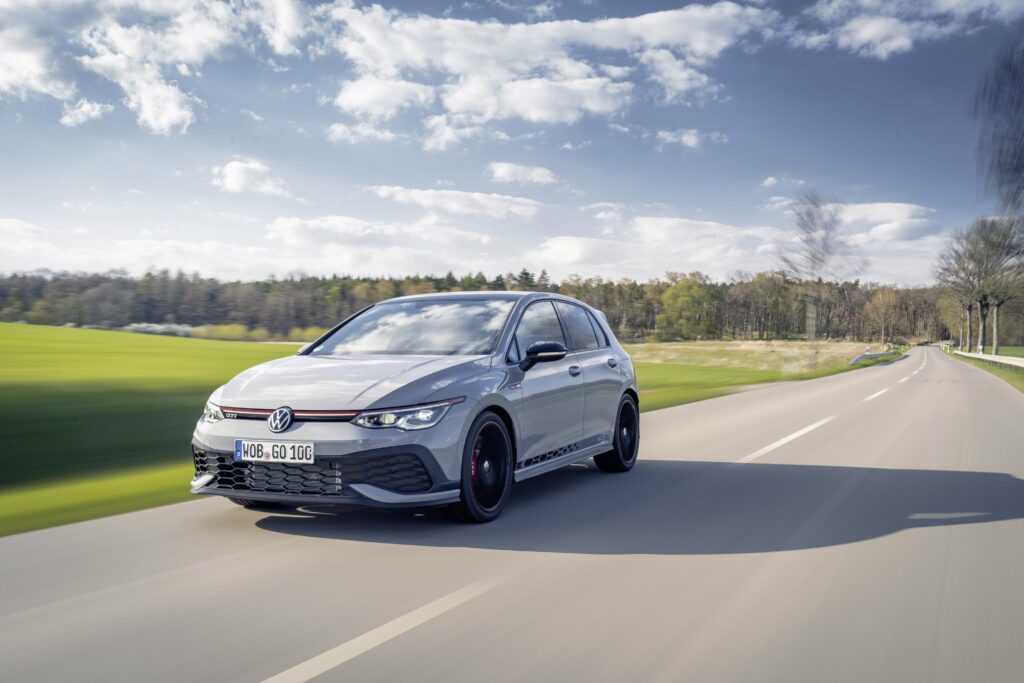 vue trois quart Golf GTI Clubsport