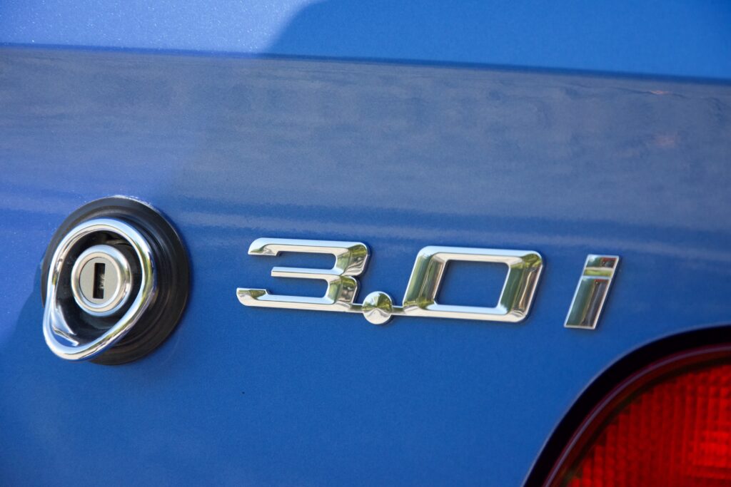 Logo chrome 3.0l de la BMW Z3 roadster