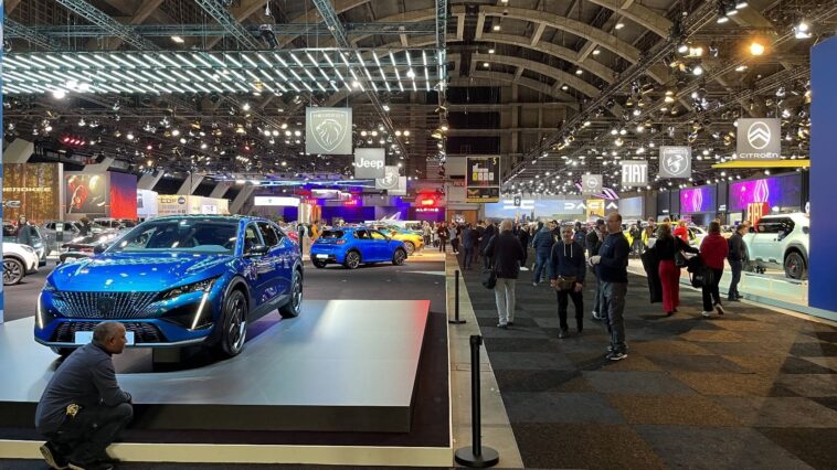 Hall d'entrée salon de l'auto de bruxelles