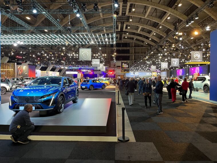 Hall d'entrée salon de l'auto de bruxelles