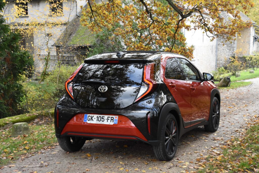 Toyota Aygo X vue arrière