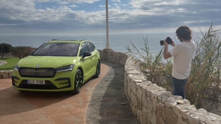 Skoda Enyaq RS vue avant