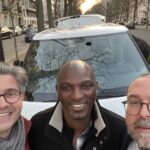 Zoumana Camara avec Cédric Freour et Vincent Marty