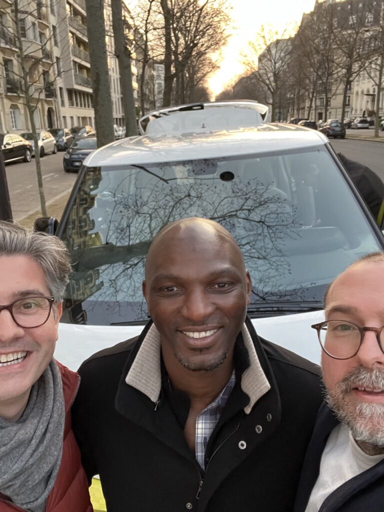 Zoumana Camara avec Cédric Freour et Vincent Marty