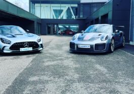 Duel de Porsche 911 GT2RS et d'AMG Black Series